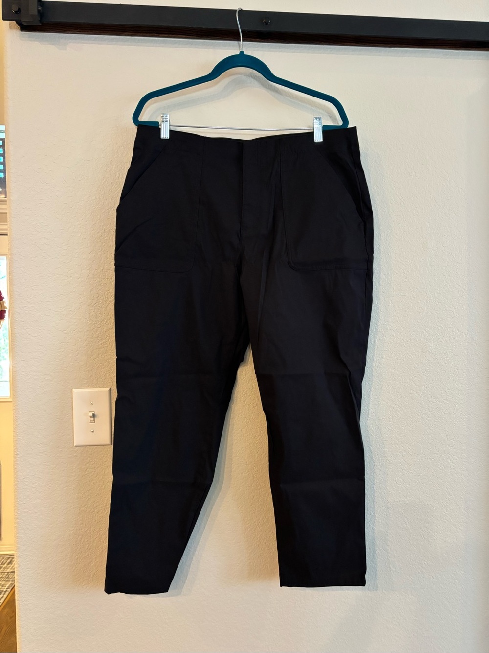 Eddie Bauer Horizon Straight Ankle Black Hiking Pants for Women 16